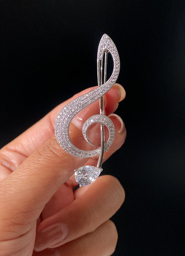 Spilla chiave acuta musica