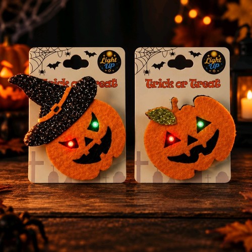 Spilla zucca illumina - zucca,