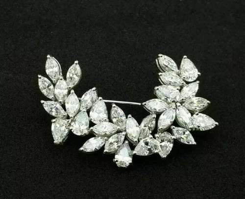 Spilla con diamanti - , ct