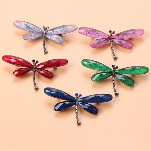 Spilla libellula cristallo