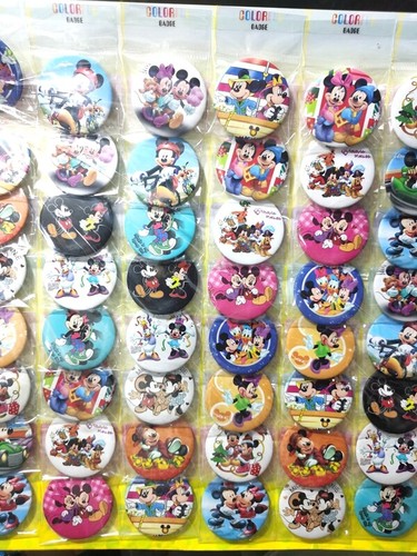 48pz spilla topolino - topolino, minnie